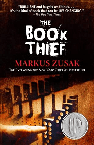 Cover for the Book Thief by Markus Zusak (published in 2005)